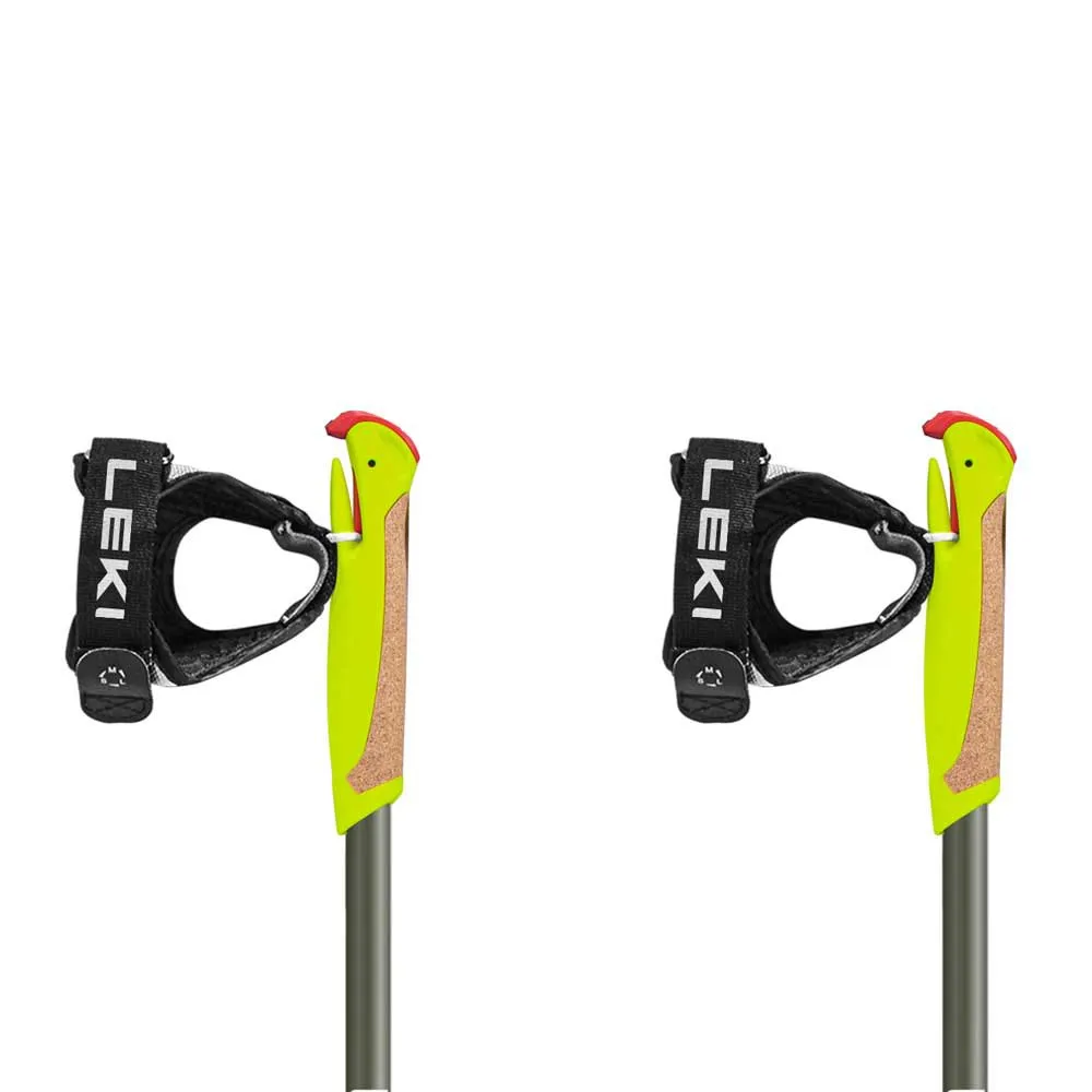 LEKI Walker Xs Junior Staver, Grey / green, 80-110cm LEKI Walker Xs Junior Staver, Grey / green, 80-110cm