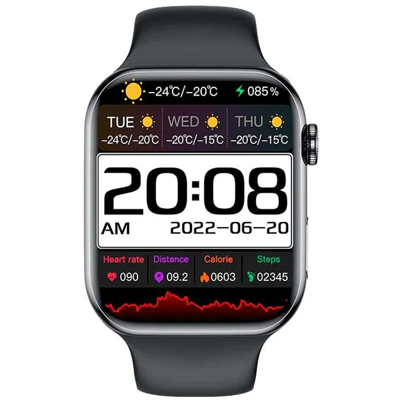Lemfo Dm10 Smartklokke, Black