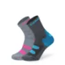Grey / pink / grey / azur