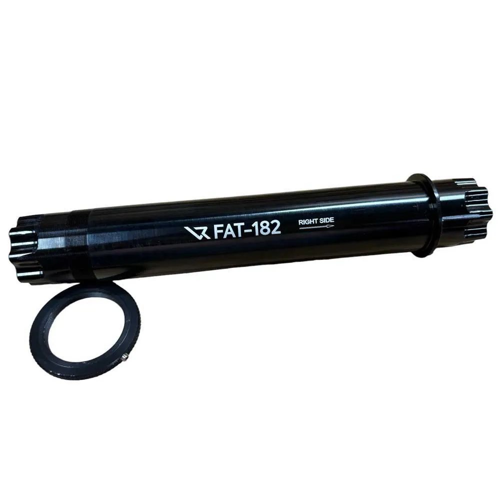 Leonardi Racing Fat 182 Mm Veivaksel, Black, One Size