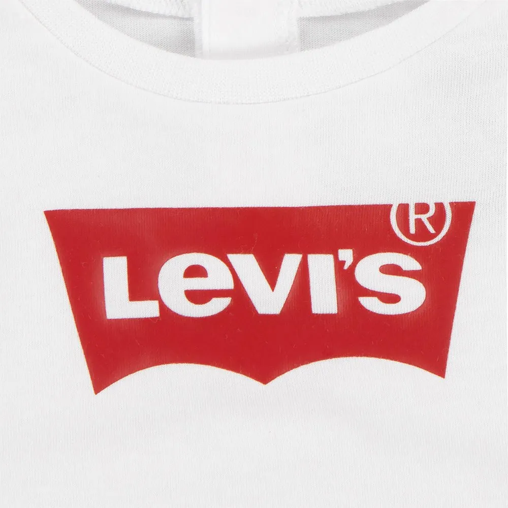 Levi's Batwing Kortarmet T-skjorte, Red / white, 14Y