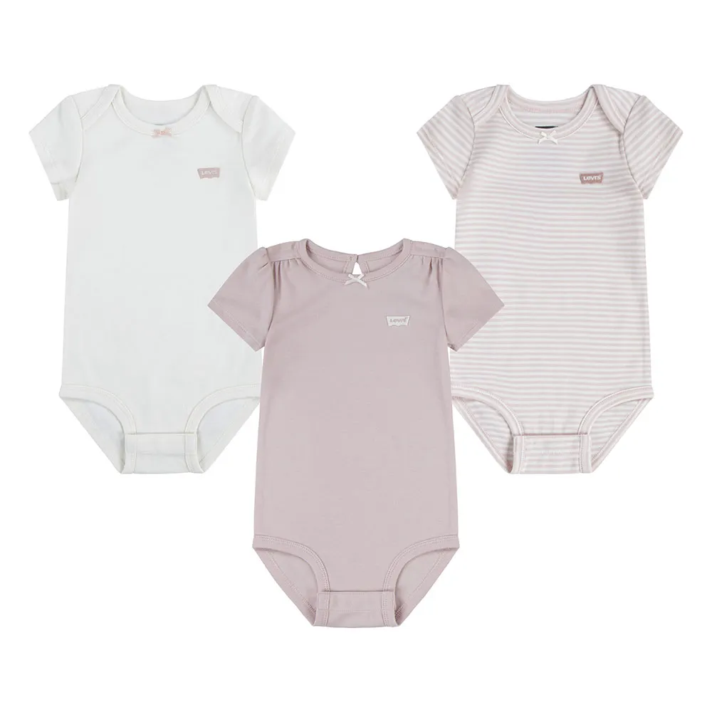 Levi's Bow Kortermet Body 3 Enheter Levi's Bow Kortermet Body 3 Enheter