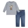 Levi's Cowboy Langarmet Sett, Grey heather, 18MON