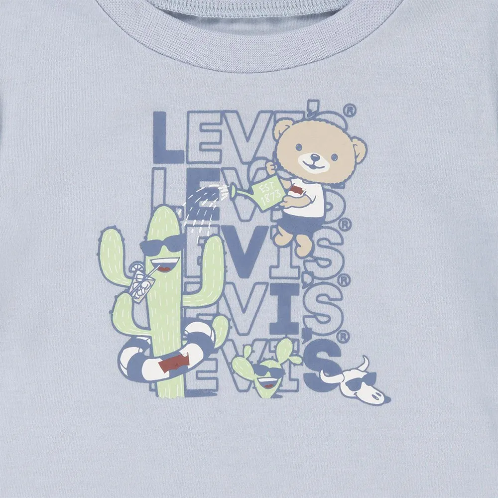 Levi's Critter Stacked Logo Kortskjorte Sett Levi's Critter Stacked Logo Kortskjorte Sett