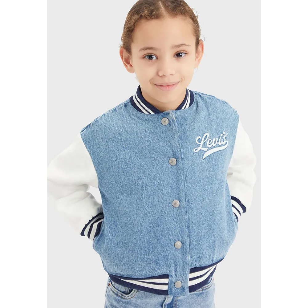 Levi's Denim Bomber Jakke Refurbished, Vibe check, 16Y Levi's Denim Bomber Jakke Refurbished, Vibe check, 16Y