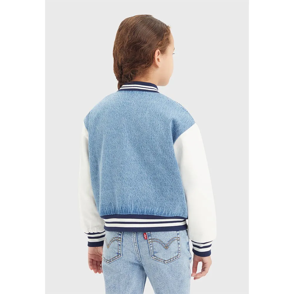 Levi's Denim Bomber Jakke Refurbished, Vibe check, 16Y Levi's Denim Bomber Jakke Refurbished, Vibe check, 16Y