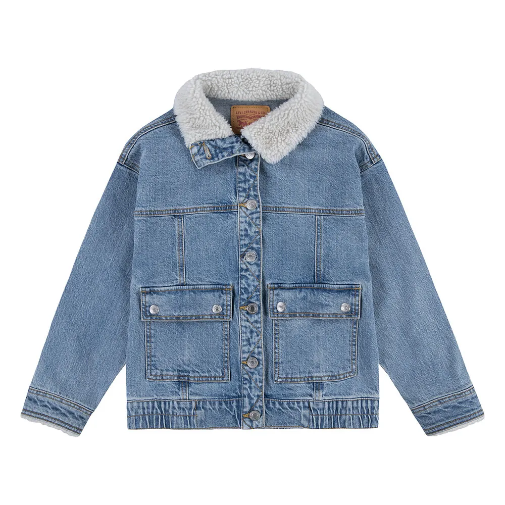Levi's Denim Sherpa Jakke Levi's Denim Sherpa Jakke