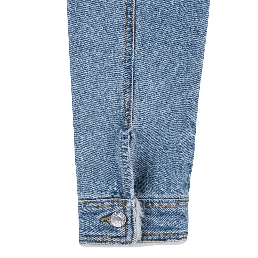 Levi's Denim Sherpa Jakke Levi's Denim Sherpa Jakke