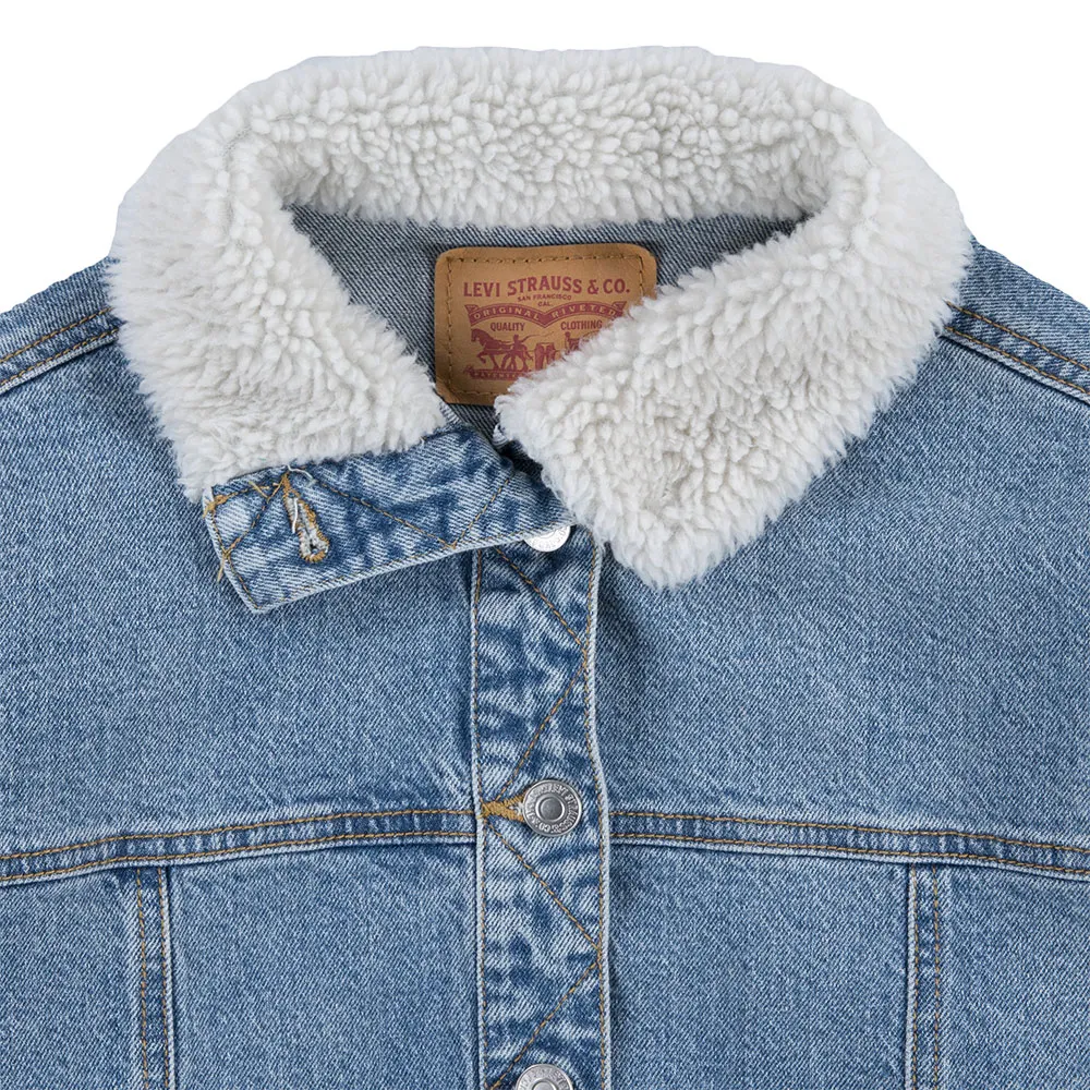 Levi's Denim Sherpa Jakke Levi's Denim Sherpa Jakke