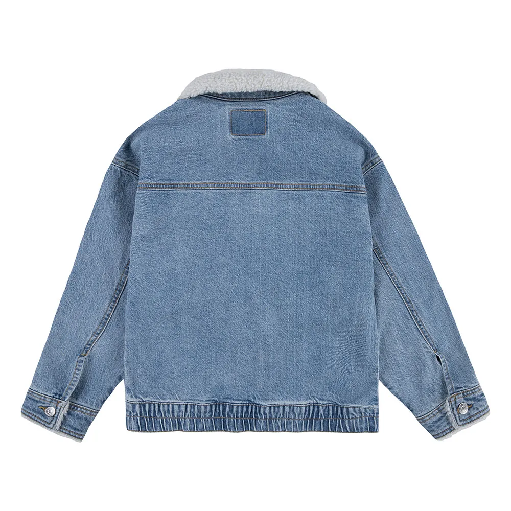 Levi's Denim Sherpa Jakke Levi's Denim Sherpa Jakke