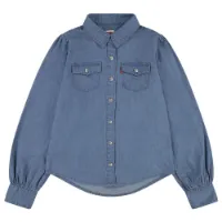 Levi's Full Western Denim Skjorte Med Lange Ermer Levi's Full Western Denim Skjorte Med Lange Ermer