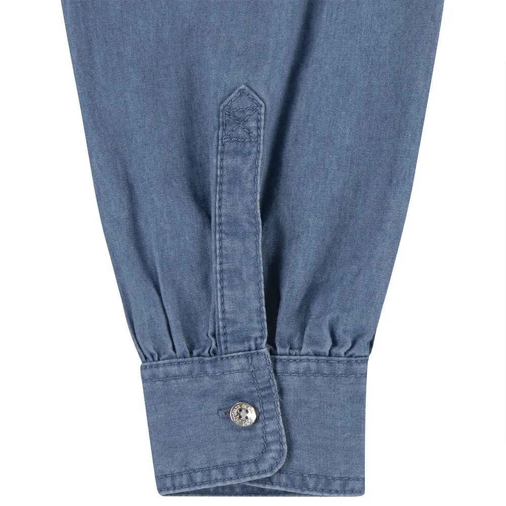 Levi's Full Western Denim Skjorte Med Lange Ermer Levi's Full Western Denim Skjorte Med Lange Ermer