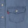 Levi's Full Western Denim Skjorte Med Lange Ermer