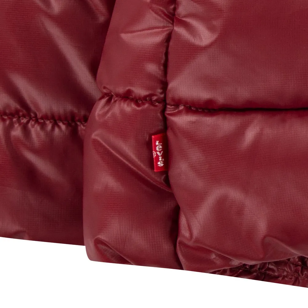 Levi's Fur Puffer Jakke, Cabernet, 14Y