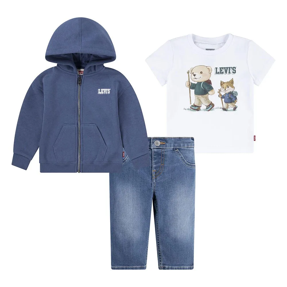 Levi's Hiking Langarmet Sett, Vintage indigo, 3MON Levi's Hiking Langarmet Sett, Vintage indigo, 3MON