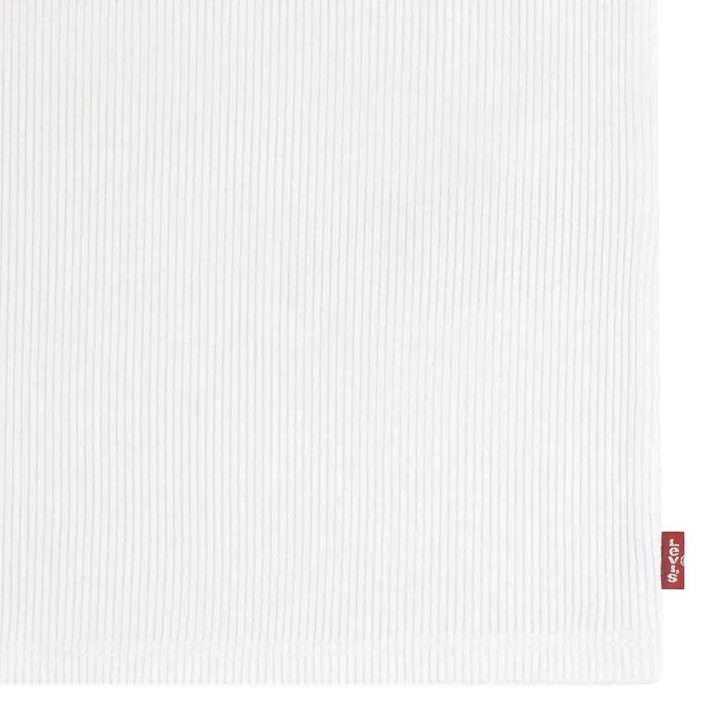 Levi's Meet And Greet Ribbed Ermeløs T-skjorte, Bright white, 16Y Levi's Meet And Greet Ribbed Ermeløs T-skjorte, Bright white, 16Y