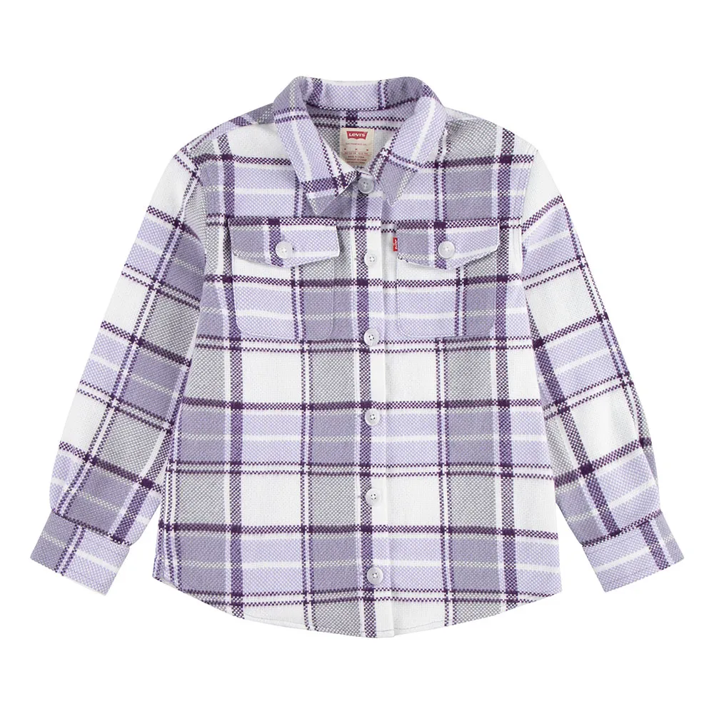Levi's Plaid Shacket Skjorte Med Lange Ermer Levi's Plaid Shacket Skjorte Med Lange Ermer