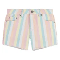 Levi's Printed Fray Hem Shorts