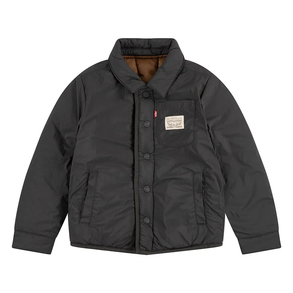 Levi's Reversible Quilted Shacket Jakke Levi's Reversible Quilted Shacket Jakke