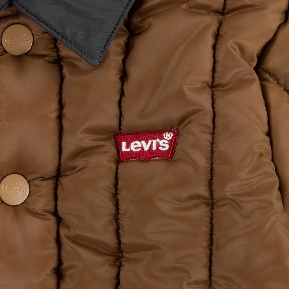 Levi's Reversible Quilted Shacket Jakke Levi's Reversible Quilted Shacket Jakke