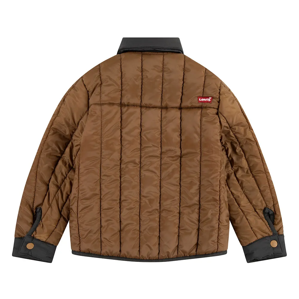 Levi's Reversible Quilted Shacket Jakke Levi's Reversible Quilted Shacket Jakke