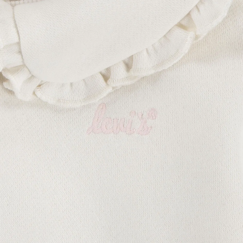 Levi's Ruffle Crew Genser, Egret, 6MON Levi's Ruffle Crew Genser, Egret, 6MON