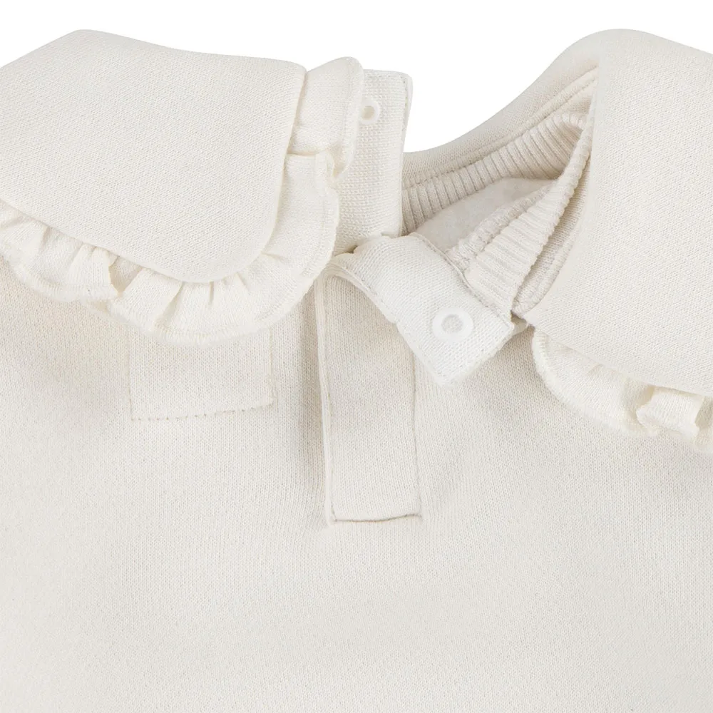 Levi's Ruffle Crew Genser, Egret, 6MON Levi's Ruffle Crew Genser, Egret, 6MON