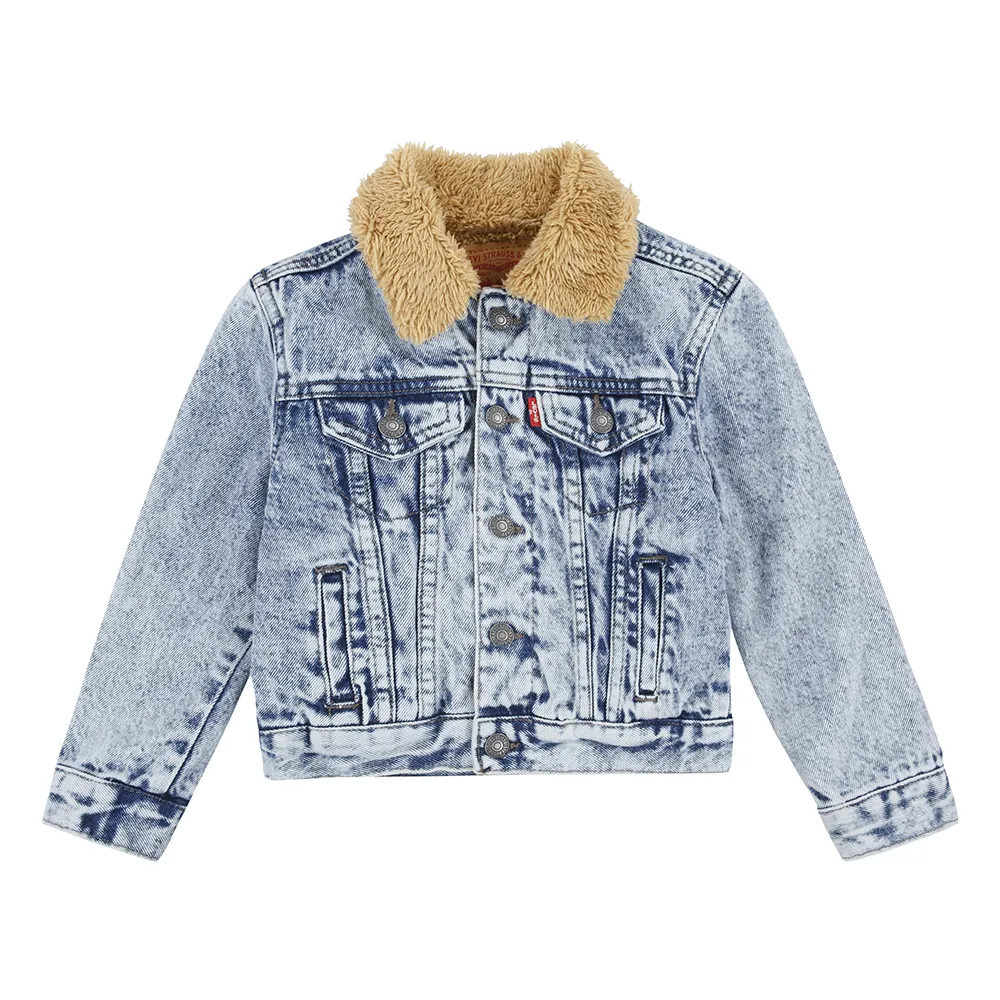 Levi's Sherpa Trucker Jakke, Easy daze, 4Y