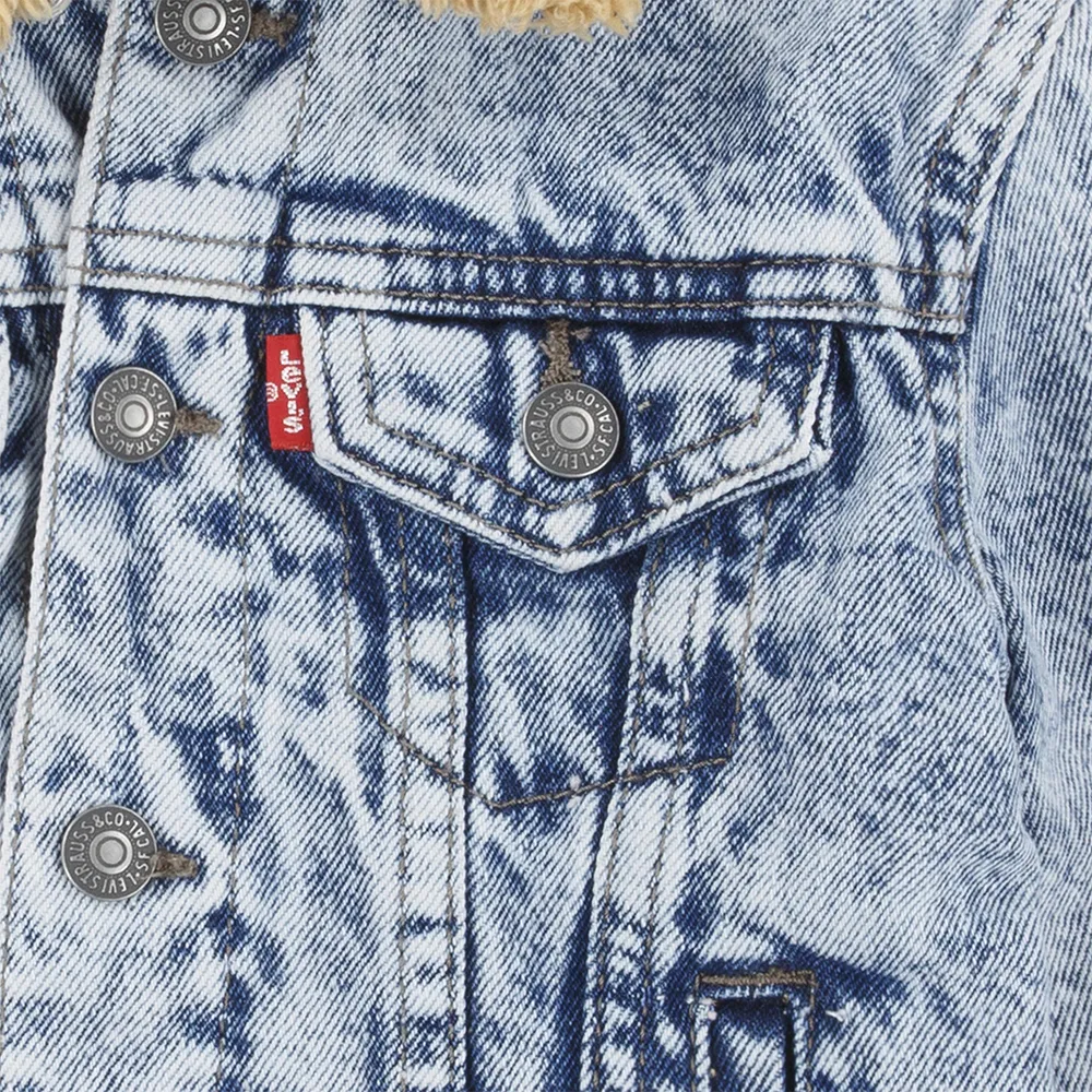 Levi's Sherpa Trucker Jakke, Easy daze, 4Y