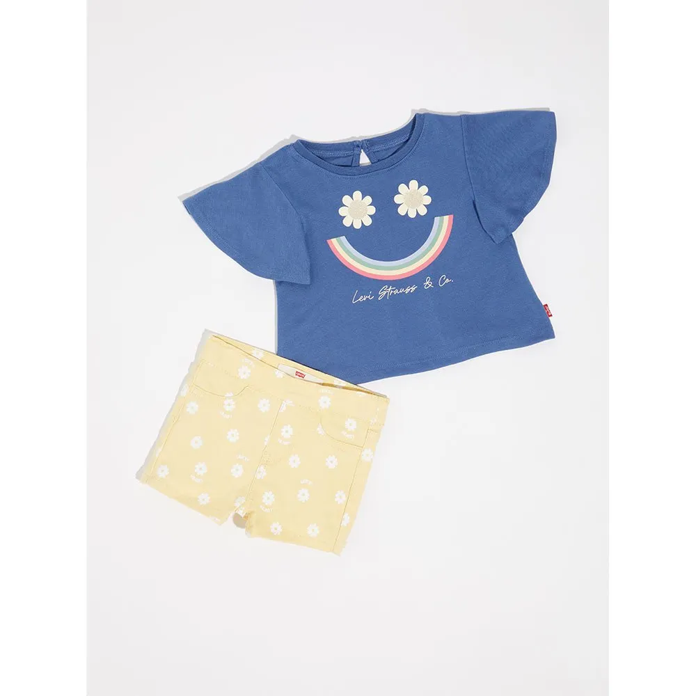 Levi's Smiley Flounce Kortskjorte Sett Levi's Smiley Flounce Kortskjorte Sett