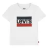 Levi's Sportswear Logo Kortarmet T-skjorte, White, 8Y