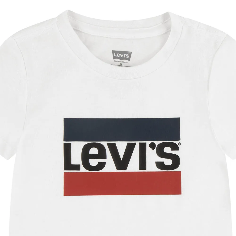 Levi's Sportswear Logo Kortarmet T-skjorte, White, 8Y