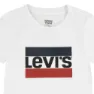 Levi's Sportswear Logo Kortarmet T-skjorte, White, 8Y