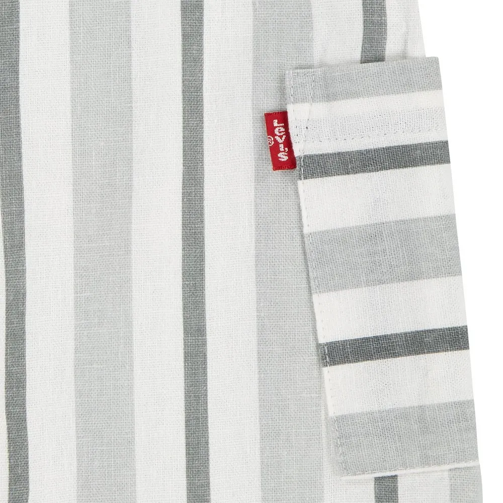 Levi's Stripe Romper Sett Uten Ermer, Bright white, 3Y