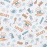 Levi's Surfing Doodle Aop Kortskjorte Sett, Bright white, 9MON
