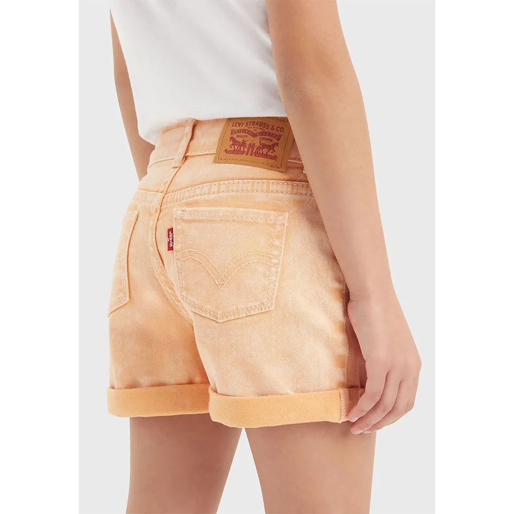Levi's Twill Mini Mom Roll Cuff Shorts Levi's Twill Mini Mom Roll Cuff Shorts