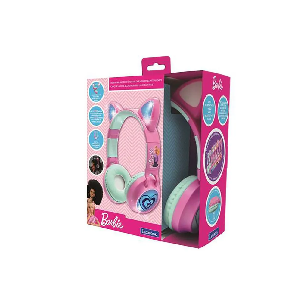 Lexibook Bluetooth With Barbie Lights To Listen To Music Without Cable 20.4x17.5x8.3 Cm Hodetelefoner, Multicolor, One Size Lexibook Bluetooth With Barbie Lights To Listen To Music Without Cable 20.4x17.5x8.3 Cm Hodetelefoner, Multicolor, One Size