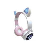 Lexibook Bluetooth With Cat Ears And Lights To Listen To Music Without Cable 24.40x46x37 Cm Hodetelefoner Lexibook Bluetooth With Cat Ears And Lights To Listen To Music Without Cable 24.40x46x37 Cm Hodetelefoner