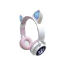 Lexibook Bluetooth With Cat Ears And Lights To Listen To Music Without Cable 24.40x46x37 Cm Hodetelefoner, Multicolor, One Size