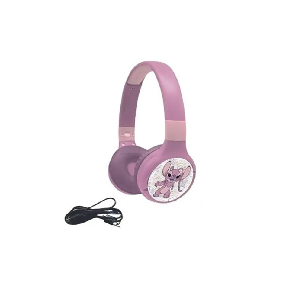 Lexibook Stitch 2-i-1 Sammenleggbare Bluetooth-hodetelefoner Med Ledning, Multicolor, One Size Lexibook Stitch 2-i-1 Sammenleggbare Bluetooth-hodetelefoner Med Ledning, Multicolor, One Size