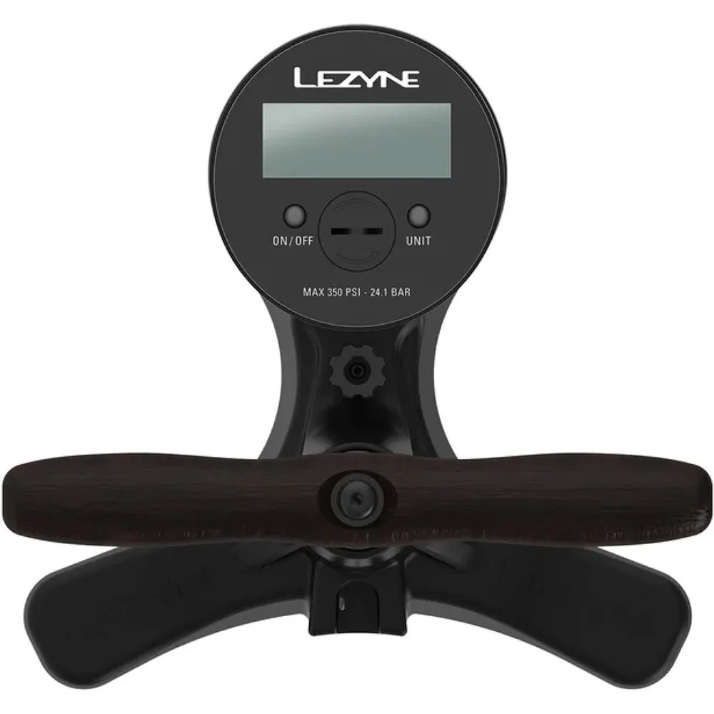 Lezyne 350 PSI Digital 3.5" Måler, Black, 350psi