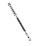 Lezyne ABS PEN Gauge, Flex Slange m/Manometer, Gloss silver, One Size