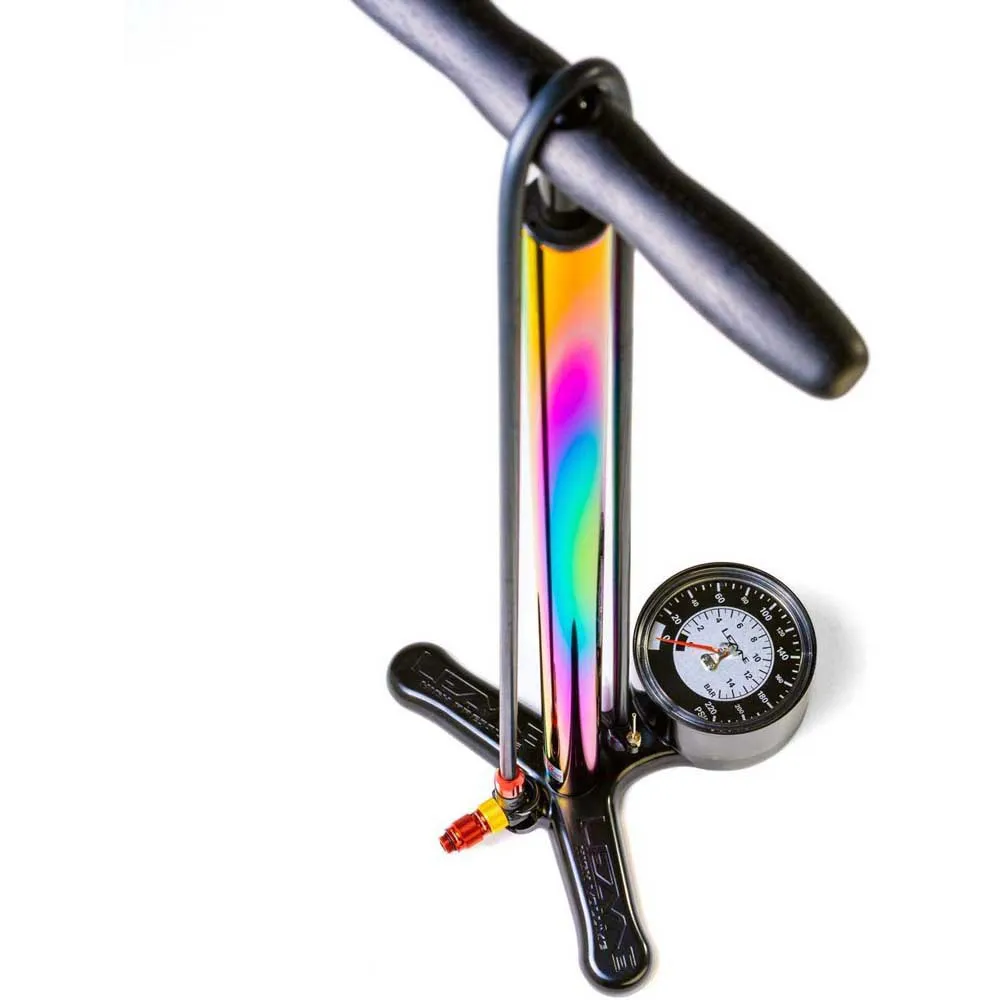 Lezyne Classic Drive 3.5 Sykkelpumpe, Neo metallic, 220psi Lezyne Classic Drive 3.5 Sykkelpumpe, Neo metallic, 220psi