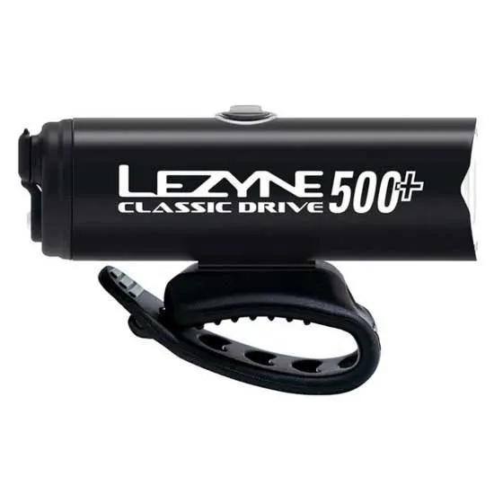 Lezyne Classic Drive 500+ Frontlys, Satin black, 500 Lysstyrker Lezyne Classic Drive 500+ Frontlys, Satin black, 500 Lysstyrker