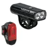 Lezyne Connect Drive 1000 Xl / Ktv Smart Drive Sykkellyktesett, Black, 1000 / 75 Lysstyrker