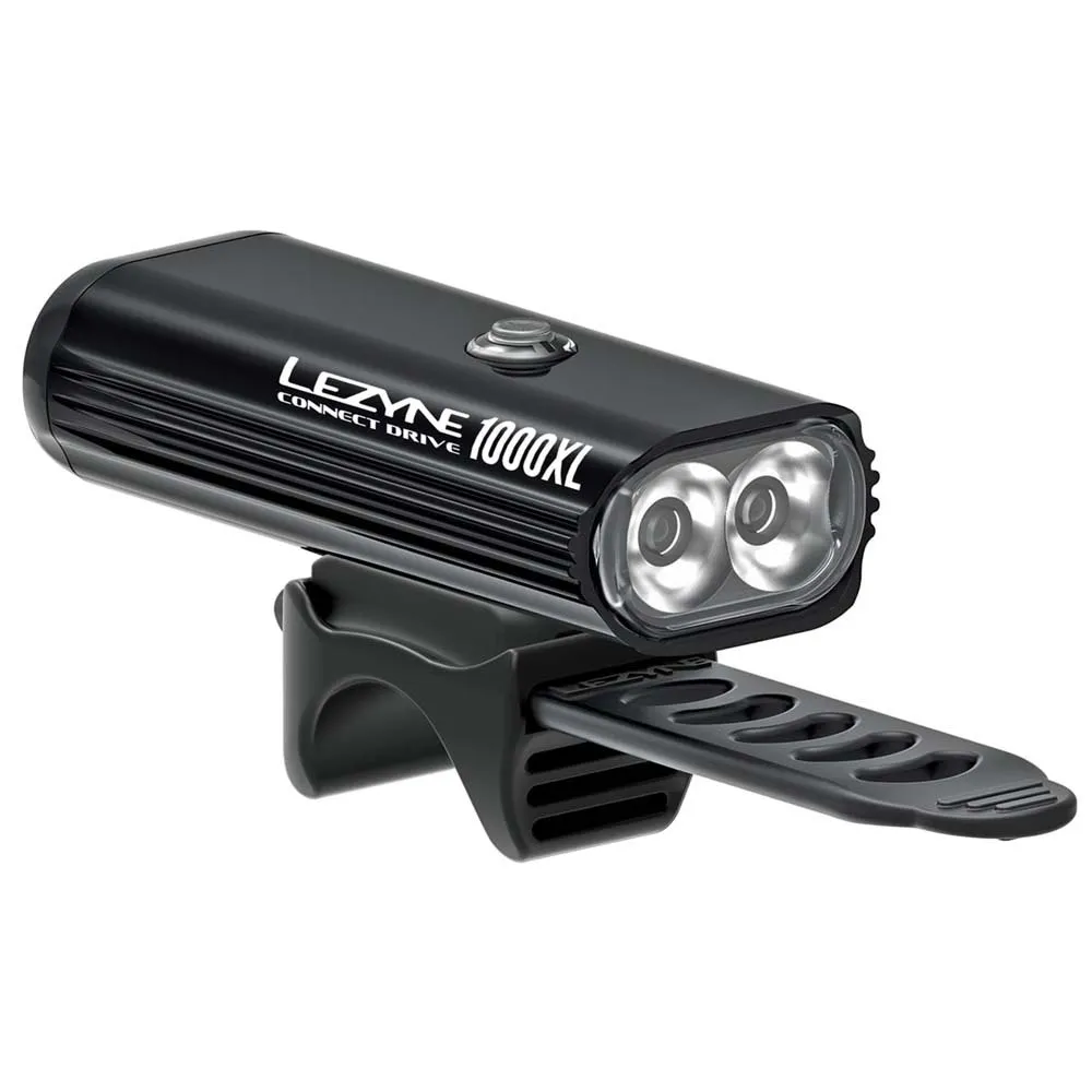 Lezyne Connect Drive 1000 Xl / Ktv Smart Drive Sykkellyktesett, Black, 1000 / 75 Lysstyrker Lezyne Connect Drive 1000 Xl / Ktv Smart Drive Sykkellyktesett, Black, 1000 / 75 Lysstyrker