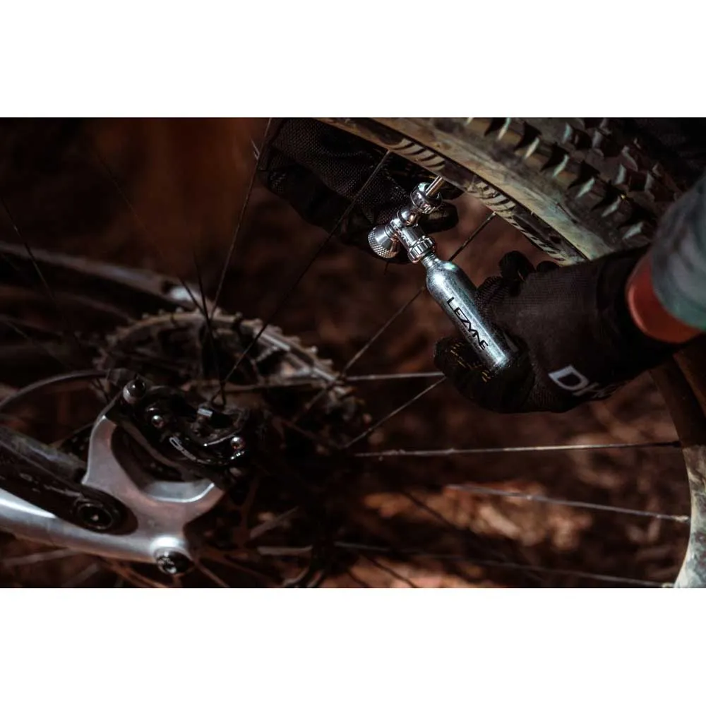 Lezyne Control Drive Co2 Pumpens Hode, Gloss silver, One Size