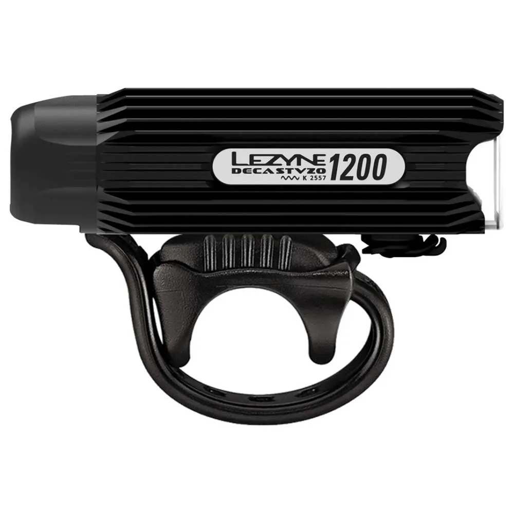 Lezyne Deca Stvzo 1200 Loaded Frontlys, Black, 1200 Lysstyrker Lezyne Deca Stvzo 1200 Loaded Frontlys, Black, 1200 Lysstyrker