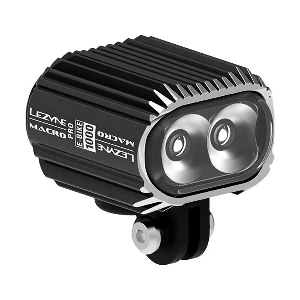 Lezyne E-bike Macro Drive 1000 Frontlys Refurbished, Black, 1000 Lysstyrker