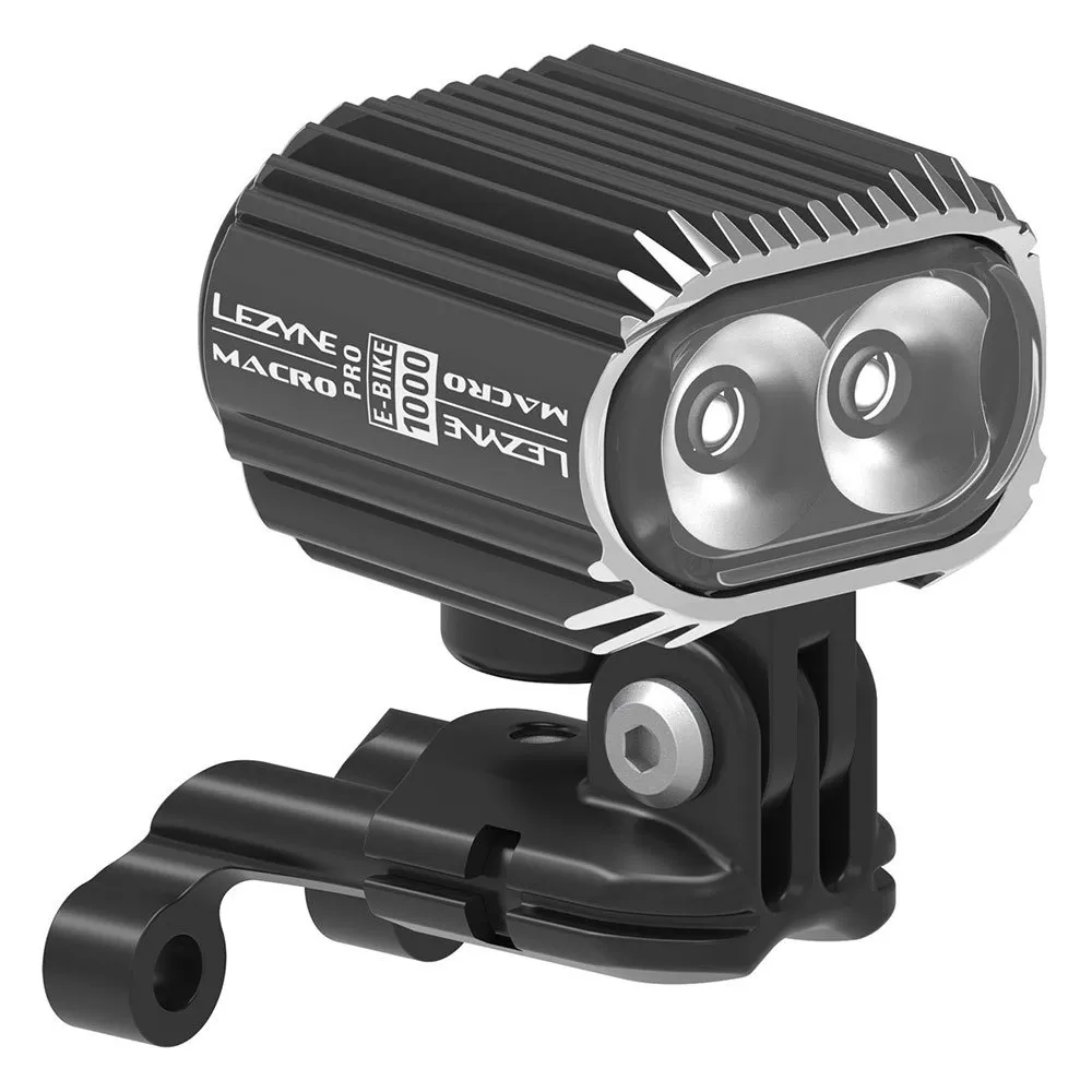 Lezyne E-bike Macro Drive 1000 Frontlys Refurbished, Black, 1000 Lysstyrker